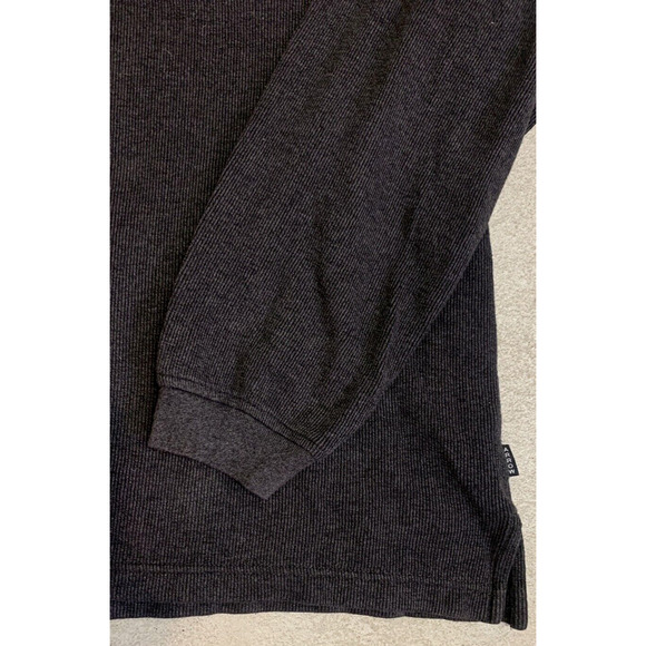 Arrow USA 1951 Sweater Mens Large 1/4 Zip Dark Grey Classic Mock Neck Pullover - Picture 5 of 11